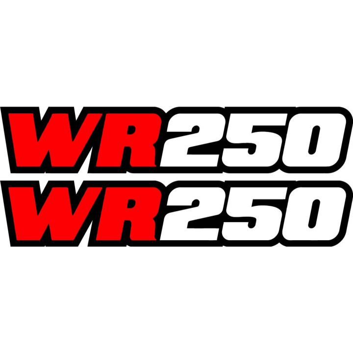 Yamaha Wr 250 Red Stickers Decals - DecalsHouse