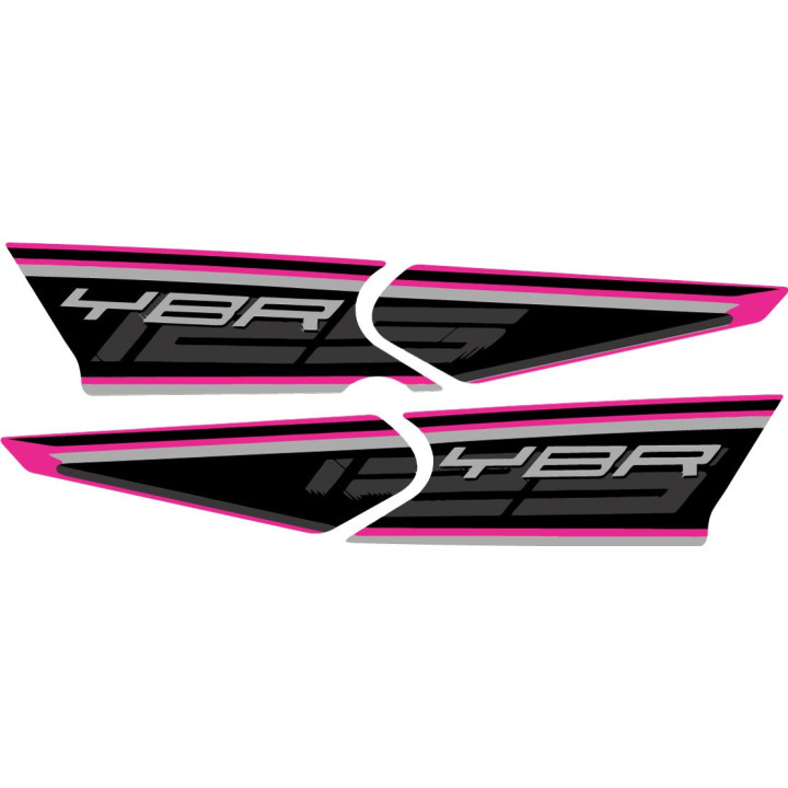 Yamaha Ybr 125 Style 4 Stickers Decals - DecalsHouse