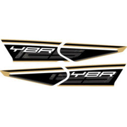 Yamaha Ybr 125 Style 5 Stickers Decals - DecalsHouse