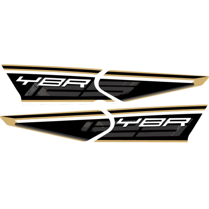 Yamaha Ybr 125 Style 5 Stickers Decals - DecalsHouse