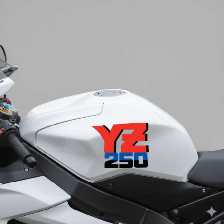 Yamaha YZ250 Stickers – MX Motocross Shroud Swingarm Decals (2-Pack)