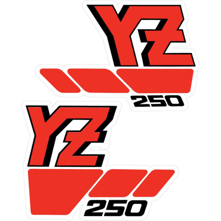 Yamaha Yz 250 1 Stickers Decals - DecalsHouse
