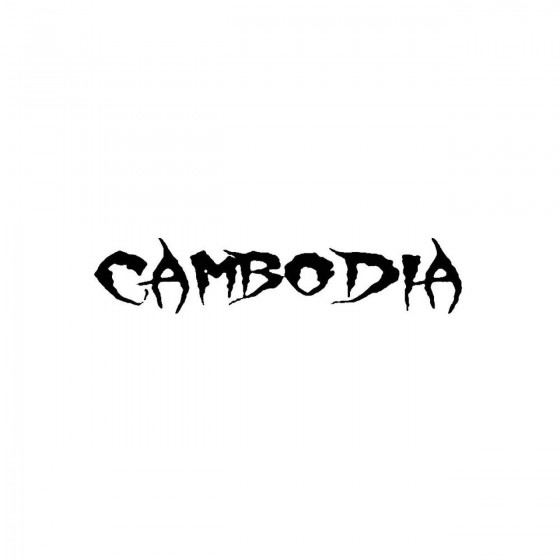 Cambodiaband Logo Vinyl Decal