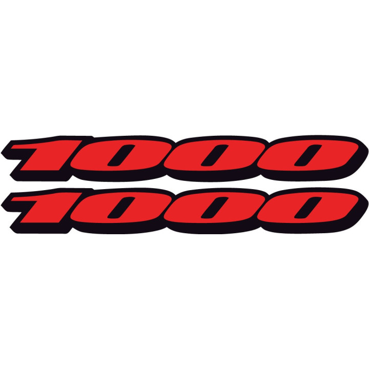 Yamaha Yzf 1000 Thunderace Numbers Stickers Decals - DecalsHouse