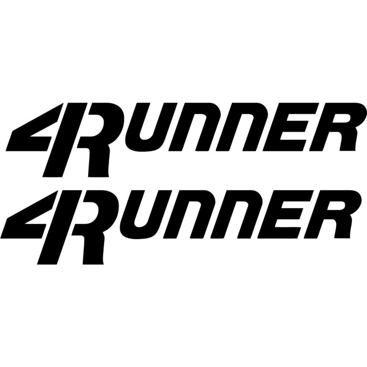 2x 4 Runner Sticker Decal Decal Stickers - DecalsHouse