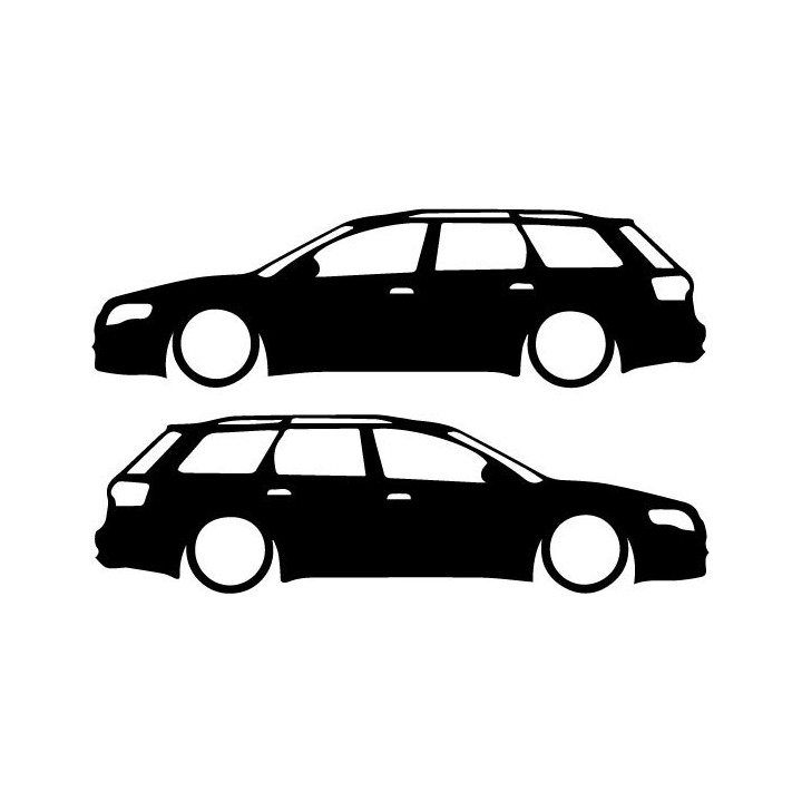 Buy Audi A4 Rs4 Avant Low Sticker Online