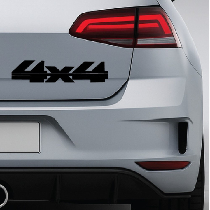 4x4 Stickers – Off-Road SUV Land Rover Jeep Truck Decals (2-Pack)
