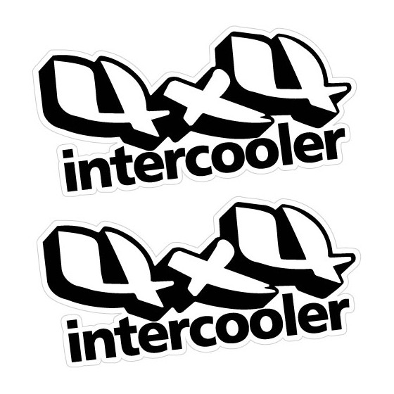 2x 4x4 Intercooler Stickers...