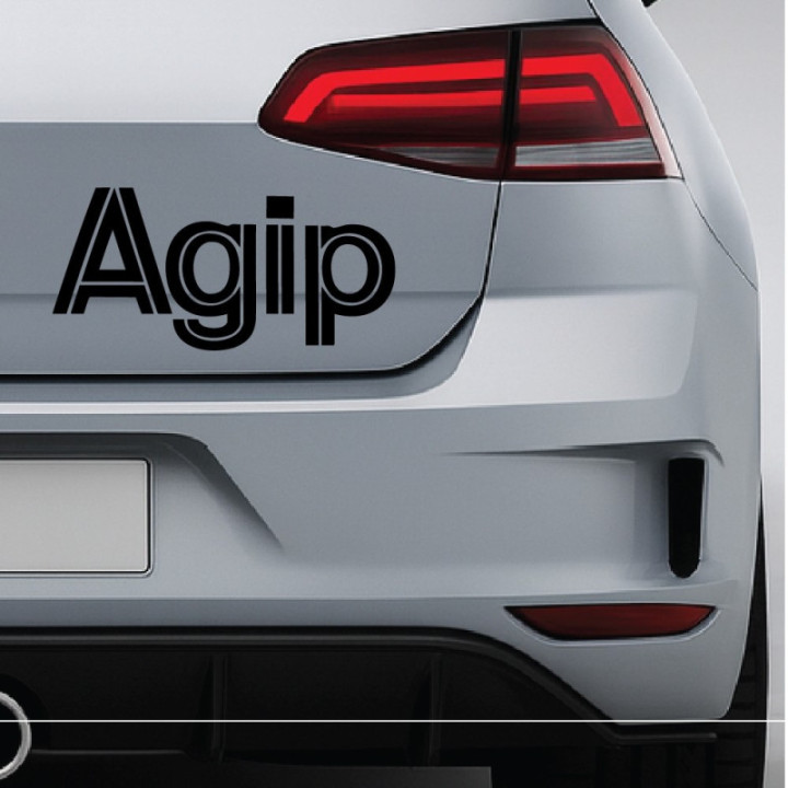 2x Agip Sticker Decal Decal Stickers - DecalsHouse