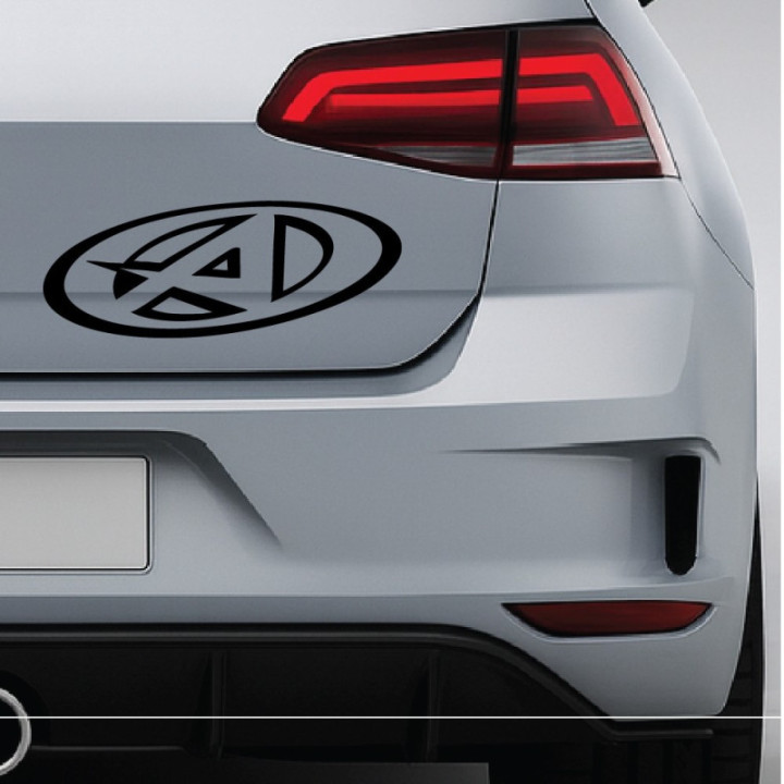 2x Agv Logo V3 Racing Sticker Decal Decal Stickers - DecalsHouse