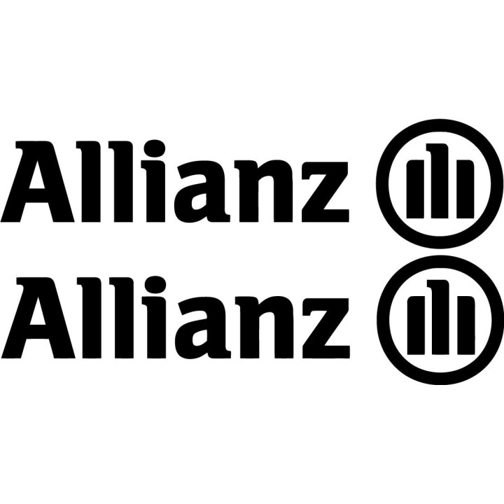2x Allianz Sticker Decal Decal Stickers - DecalsHouse