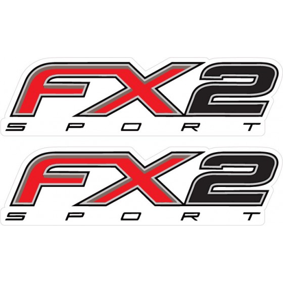 2x Fx2 Sport Stickers Decals
