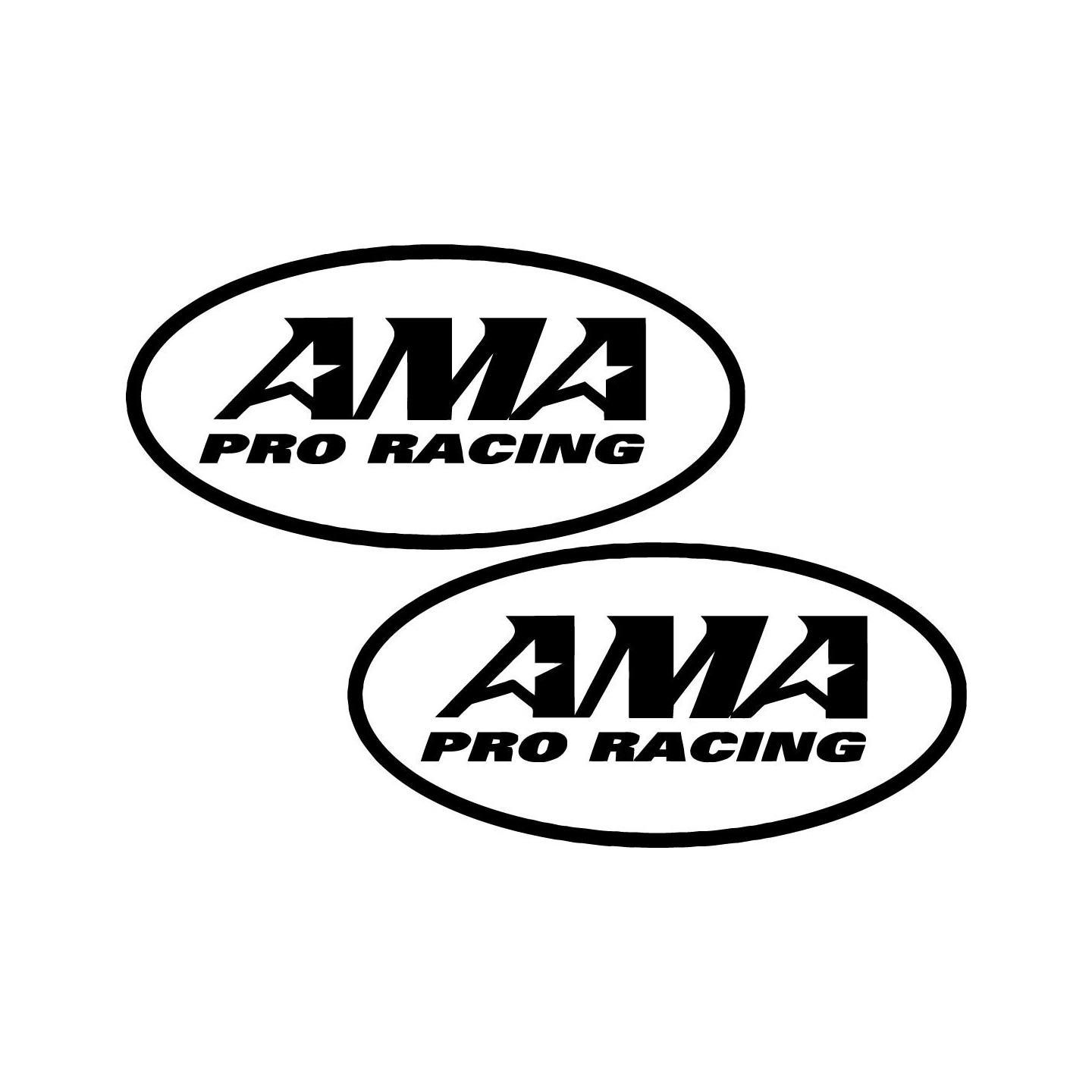 2x Ama Pro Logo V1 Racing Sticker Decal Decal Stickers - DecalsHouse