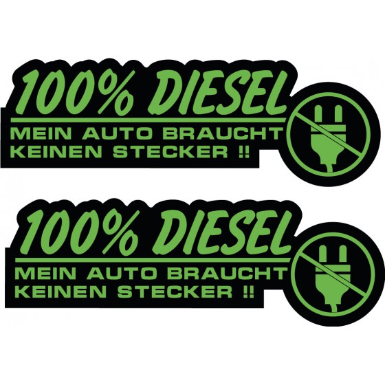 2x 100 Percent Diesel...