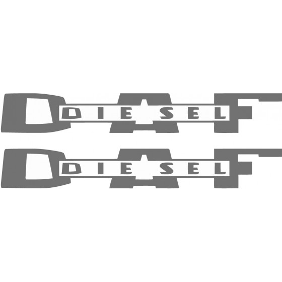 2x Diesel Daf Dark Stickers...
