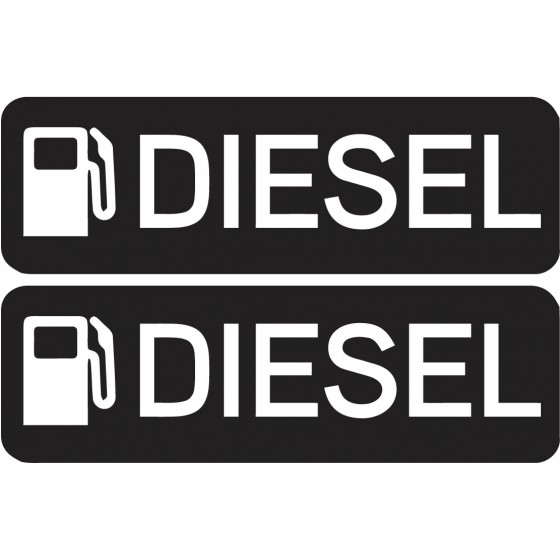 2x Diesel Dh Stickers Decals