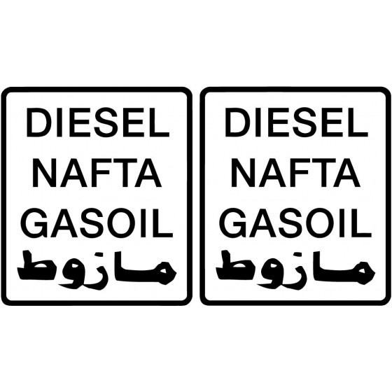 2x Diesel Nafta Gasoil...