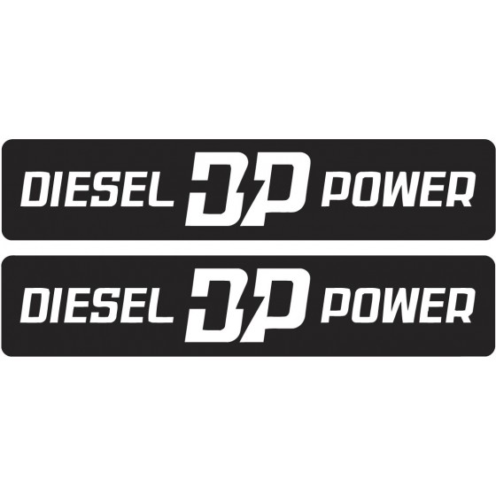 2x Diesel Power Stickers...