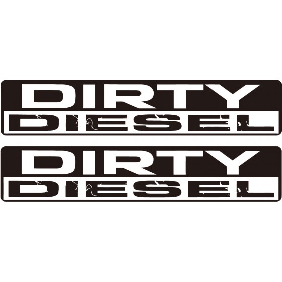2x Dirty Diesel Stickers...