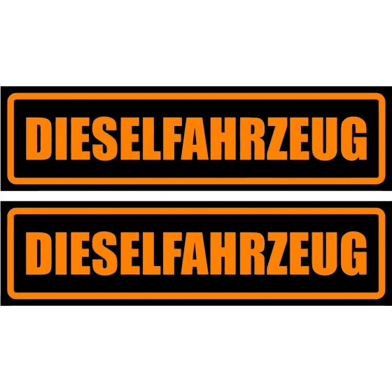 2x Kiwistar Diesel Stickers...