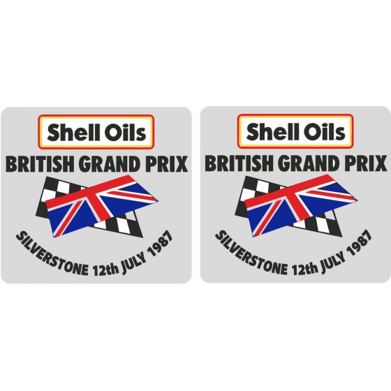 2x 1987 Shell Oils British...