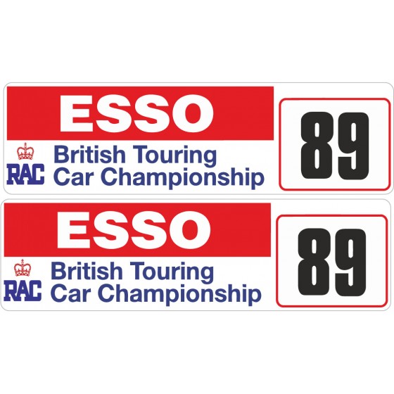 2x 1989 Esso Rac British...