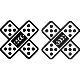 Buy Audi Pleister Decal Sticker Online