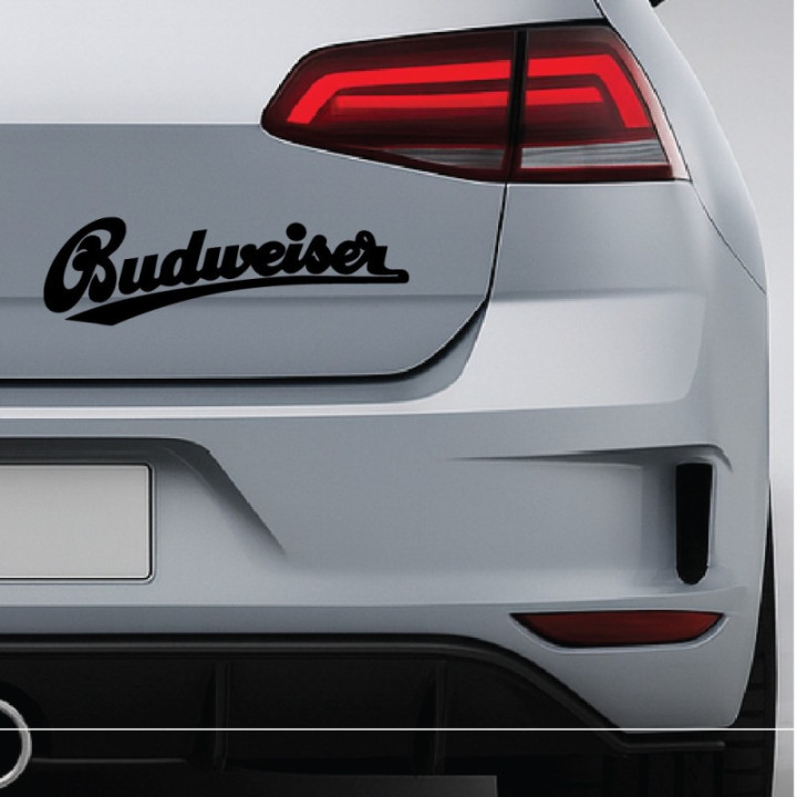 Budweiser Racing Stickers – Touring Car Historic Livery Decals (2-Pack)
