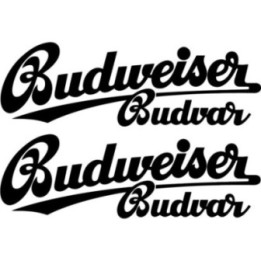 2x Budweiser Sticker Decal Decal Stickers - DecalsHouse