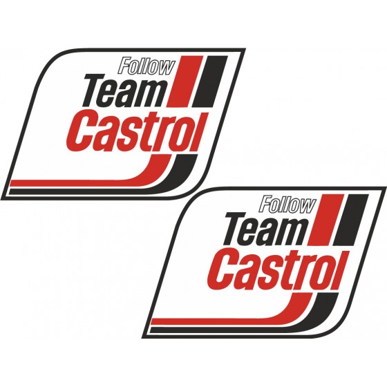 2x Follow Team Castrol...