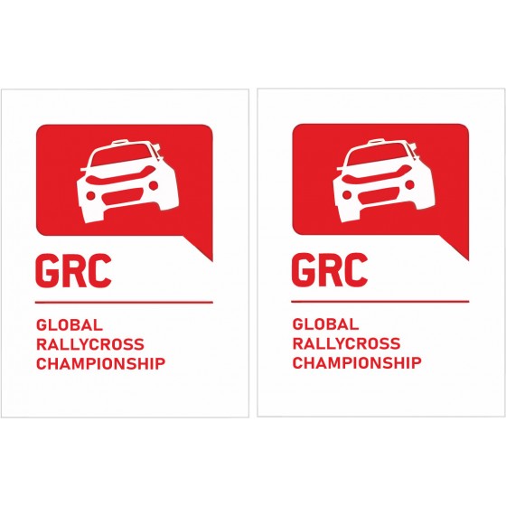 2x Grc Rallycross Stickers...