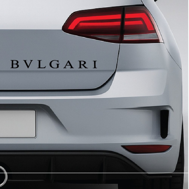 2x Bvlgari Sticker Decal Decal Stickers - DecalsHouse