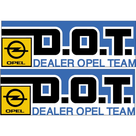2x Opel Dealer Team...