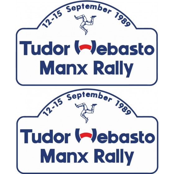 2x Tudor Webasto Manx Rally...