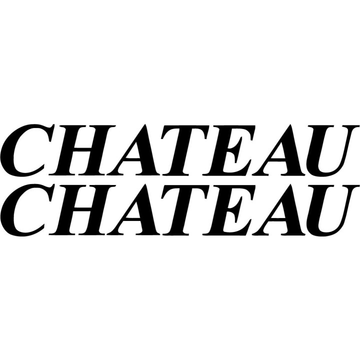 2x Chateau Sticker Decal Decal Stickers - DecalsHouse