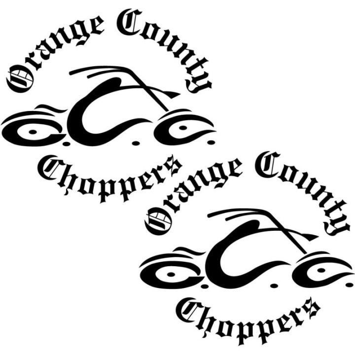 2x Country Choppers V2 Racing Sticker Decal Decal Stickers - DecalsHouse