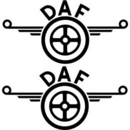 2x Daf V3 Sticker Decal Decal Stickers - DecalsHouse