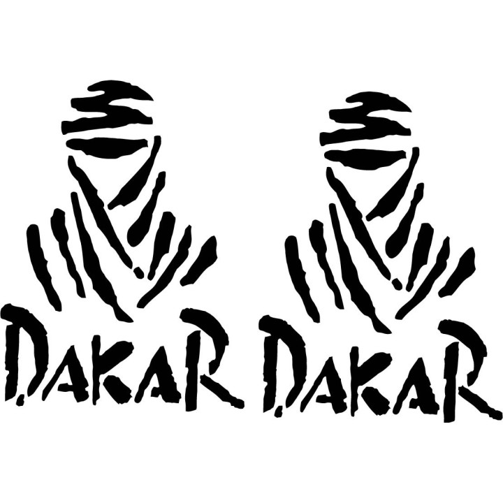 Dakar Rally Stickers – Rally Raid Off-Road Race Decals (2-Pack)