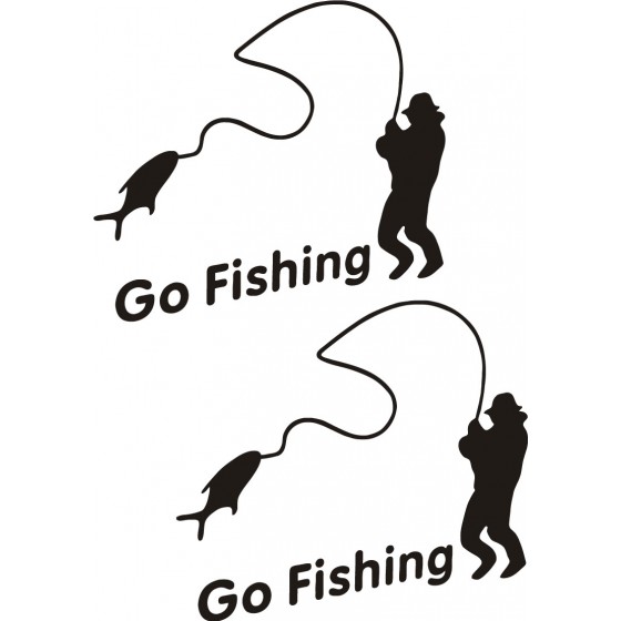 2x Go Fishing Die Cut...