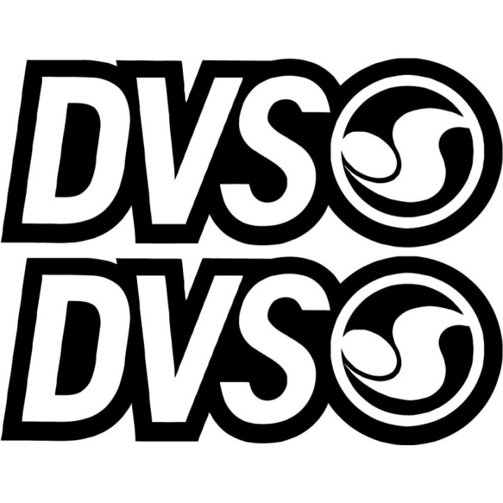2x Dvs Logo V1 Racing Sticker Decal Decal Stickers - DecalsHouse