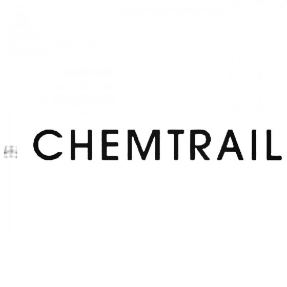 Chemtrail Band Decal Sticker