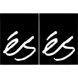 2x Es Sticker Decal Decal Stickers - DecalsHouse