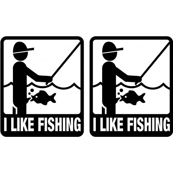 I Like Fishing Die Cut 14...