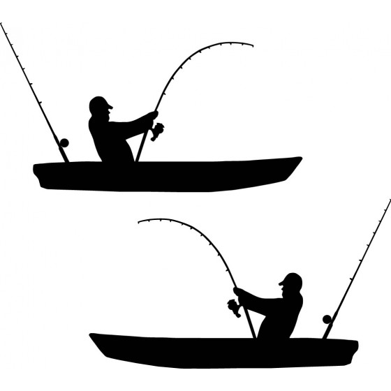 Kayak Fishing 29 Die Cut...