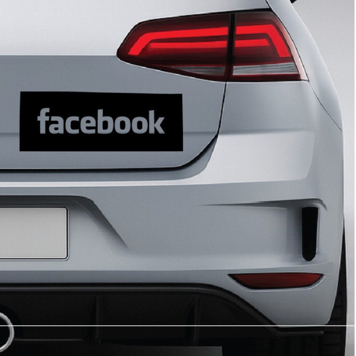 2x Facebook V2 Sticker Decal Decal Stickers - DecalsHouse