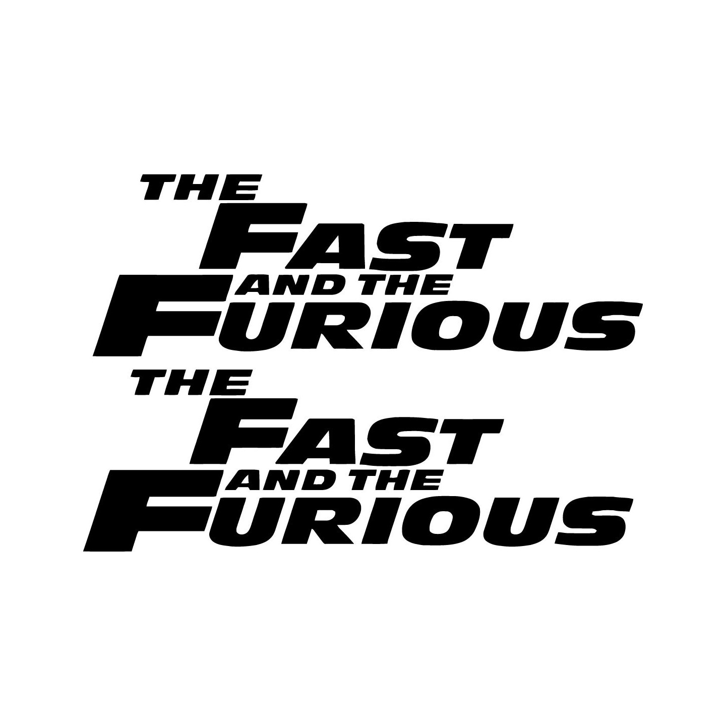 2x Fast And The Furious Sticker Decal Decal Stickers - DecalsHouse