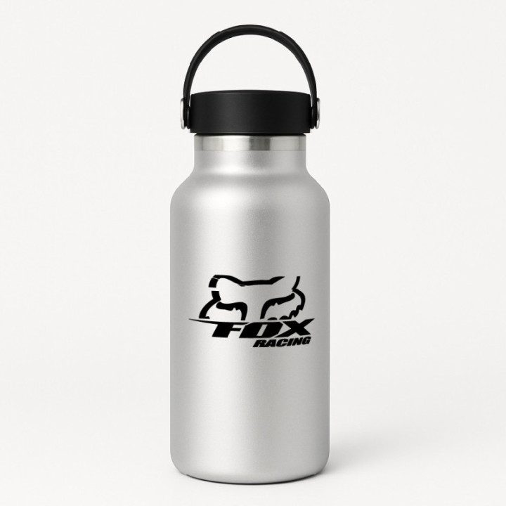 2x Fox Logo V2 Racing Sticker Decal Decal Stickers - DecalsHouse