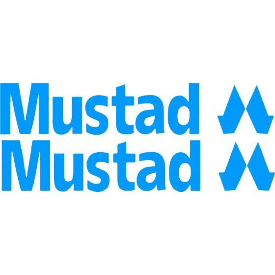Mustad Logo 27 Die Cut...