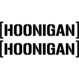 Hoonigan Stickers – Ken Block Gymkhana Drift Rally Decals (2-Pack)