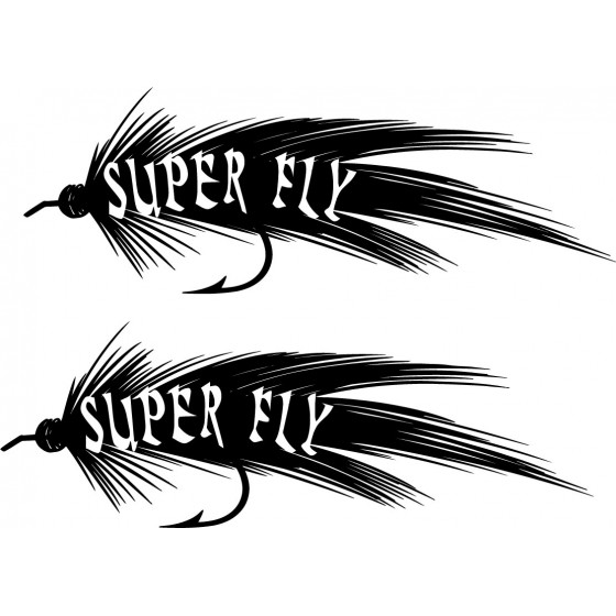 Super Fly Fishing Die Cut...